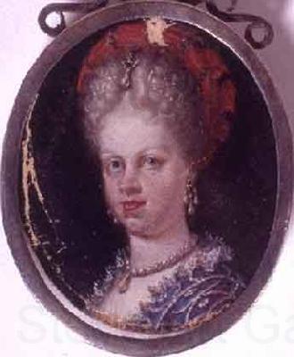 Miguel Ximenez Portrait of Maria Luisa of Savoy